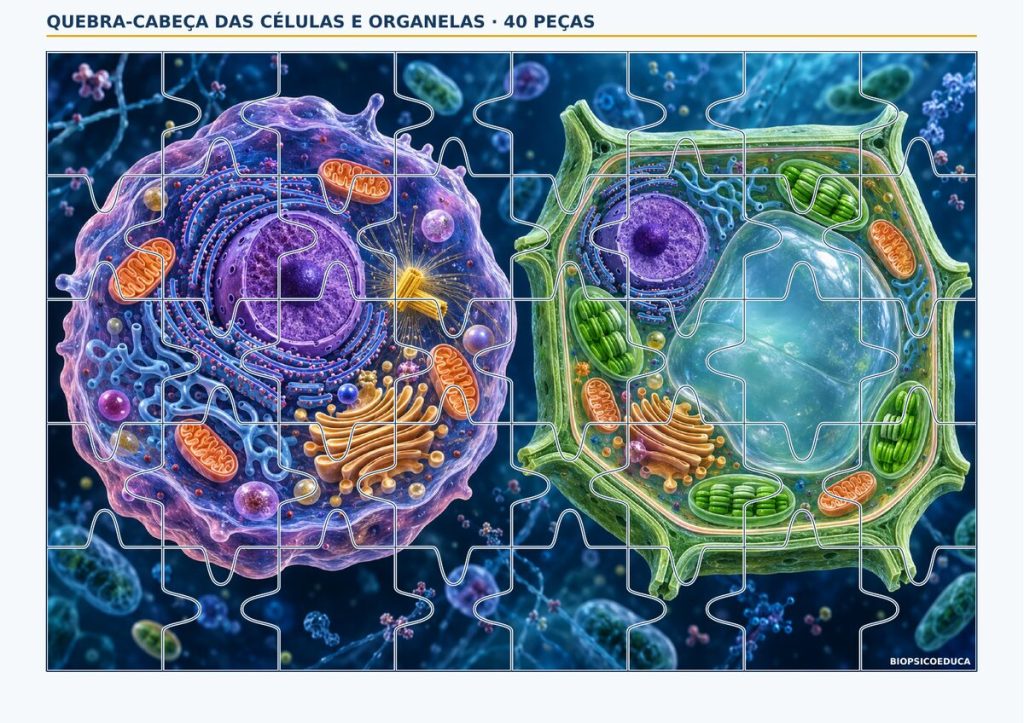 Prévia do Quebra-cabeça das Células