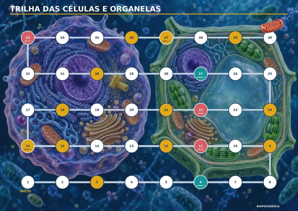 Prévia da Trilha das Células e Organelas